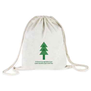 Saco mochila Algodão