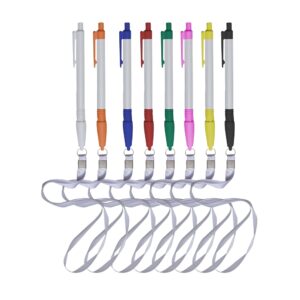 Caneta-Plastica-com-Cordao-CORES