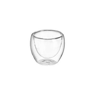 Xícara de vidro Parede Dupla 80 ml