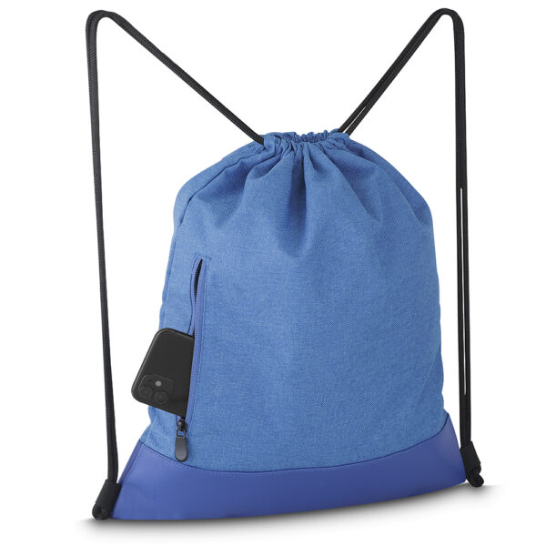 Mochila saco em tecido poliéster 210D PU - Image 5