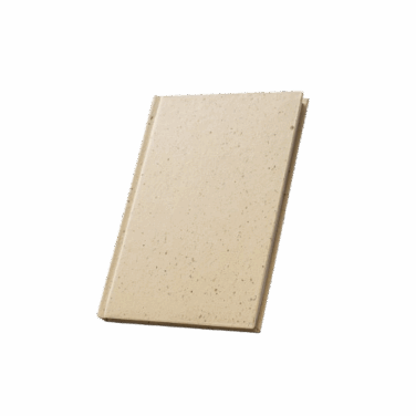 Caderno A5 em casca de coco e trapos de algodão