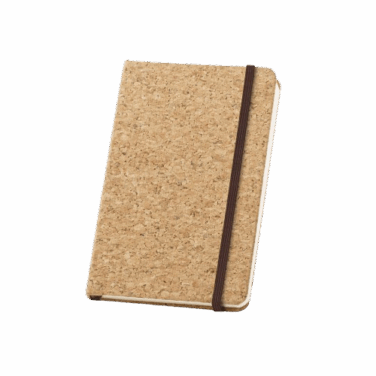 Caderno A6 de capa dura em cortiça