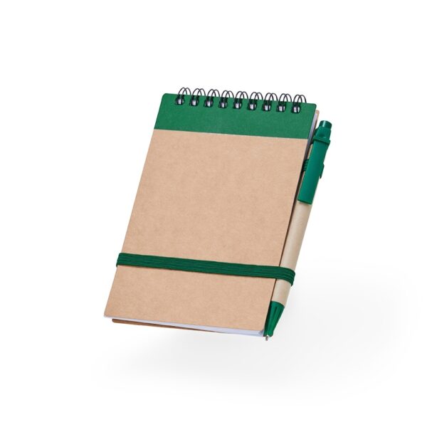 Bloco de anotações ecológico com caneta - Image 5