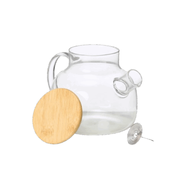 Chaleira de vidro  1 L