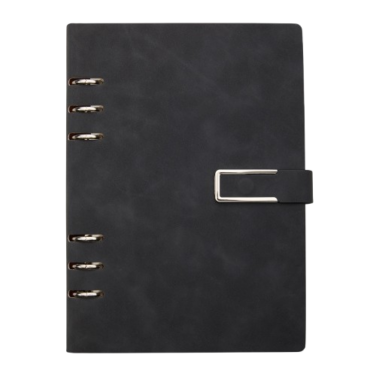 Caderno fichário em PU