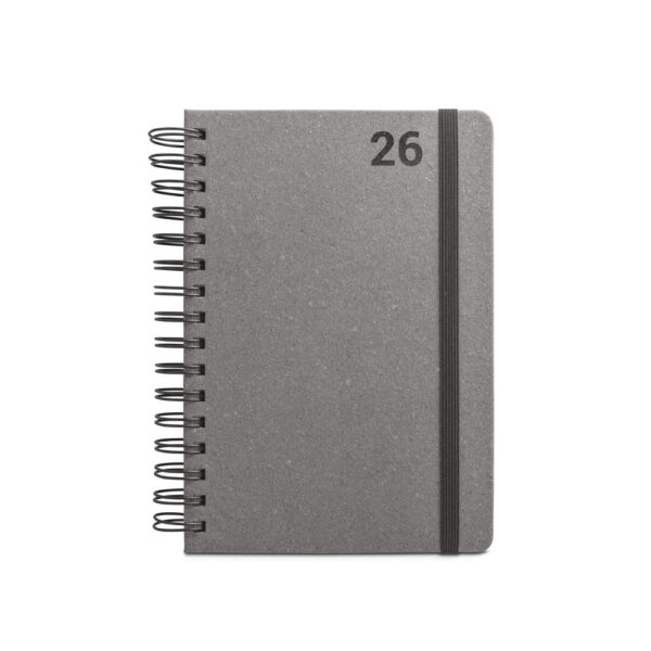 Agenda A5 com argolas em pele reciclada - Image 2