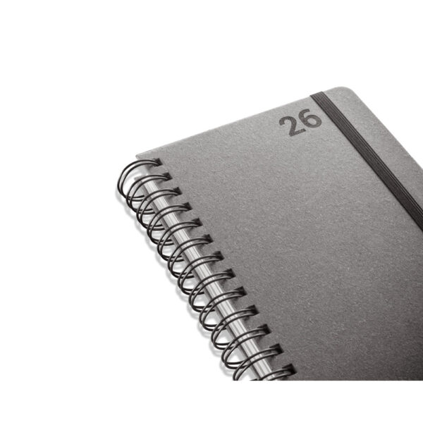 Agenda A5 com argolas em pele reciclada - Image 3