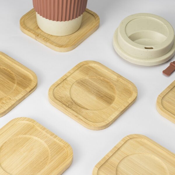 Kit com seis porta copos de bambu - Image 2
