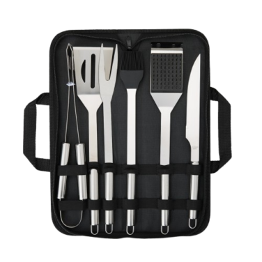 Kit churrasco com 6 peças