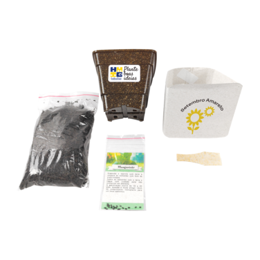 Kit plantio Crotalaria fibra de coco