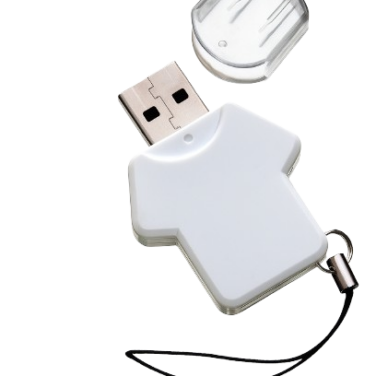 Pen Drive em formato de camiseta