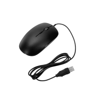 Mouse óptico com fio