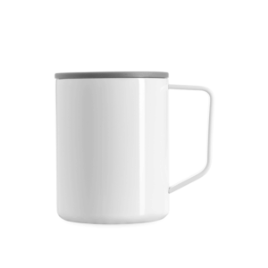 01007120001 Caneca Inox Parede Dupla 270ml Branco