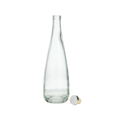 Garrafa de vidro com tampa rolha 550 ml