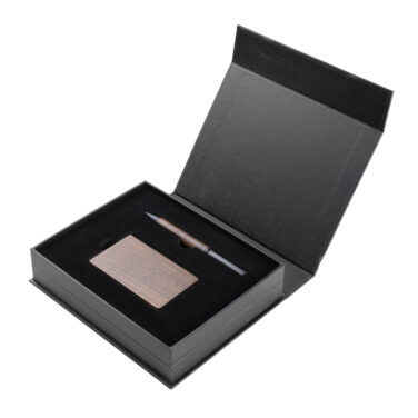 Kit escritório Caderno e Caneta Metalica